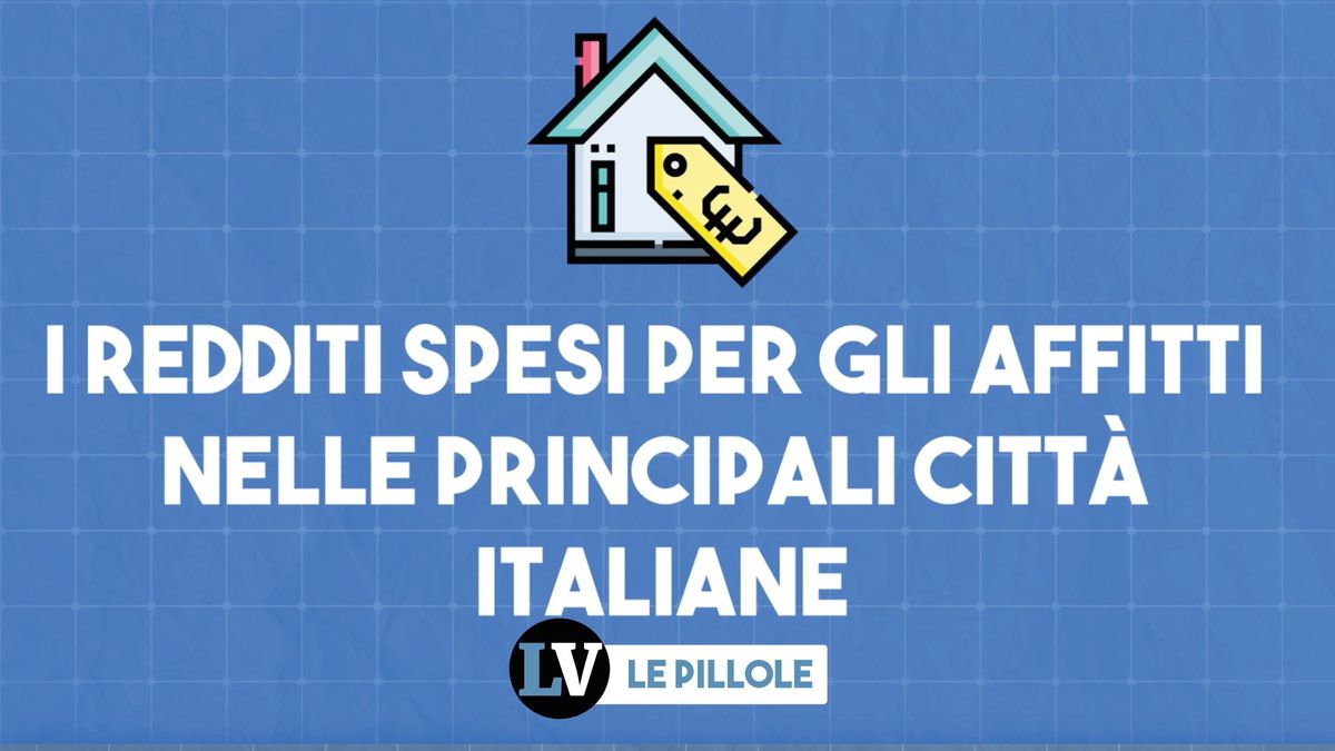 I redditi spesi per gli affitti nelle principali città italiane