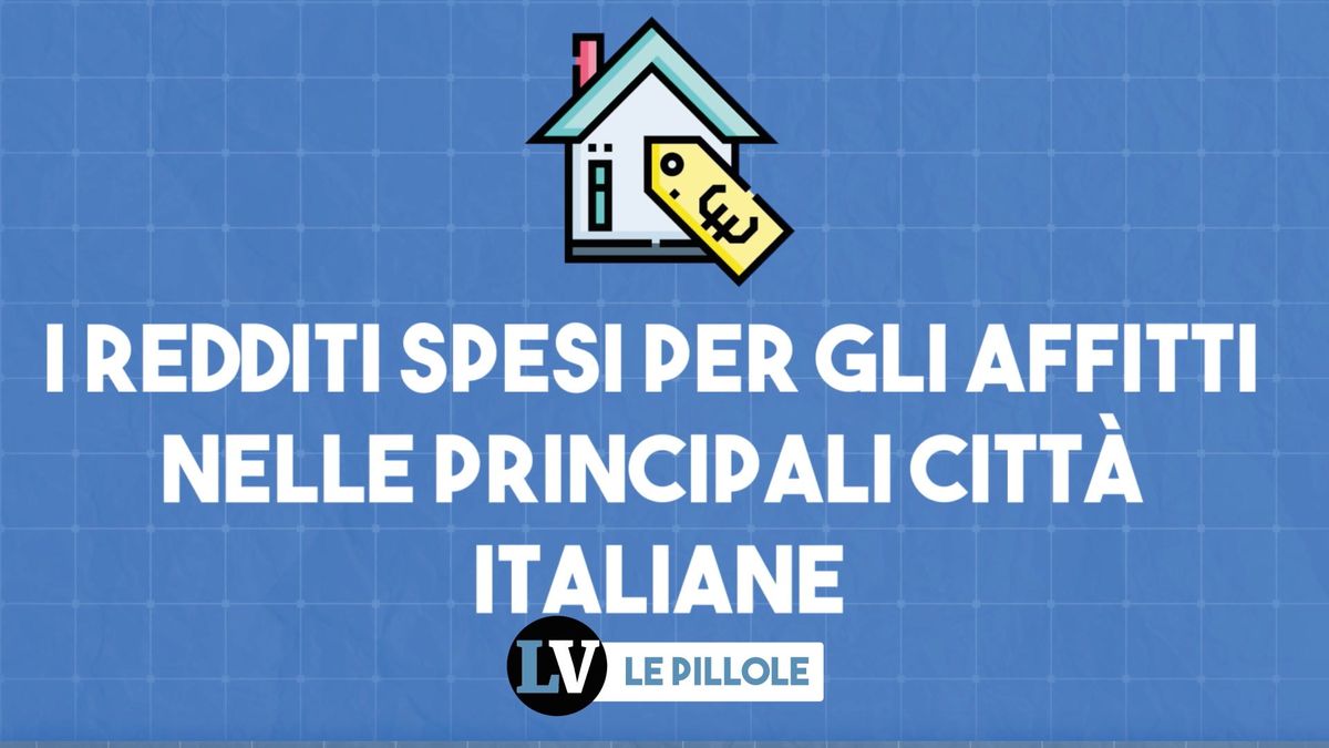 I redditi spesi per gli affitti nelle principali città italiane
