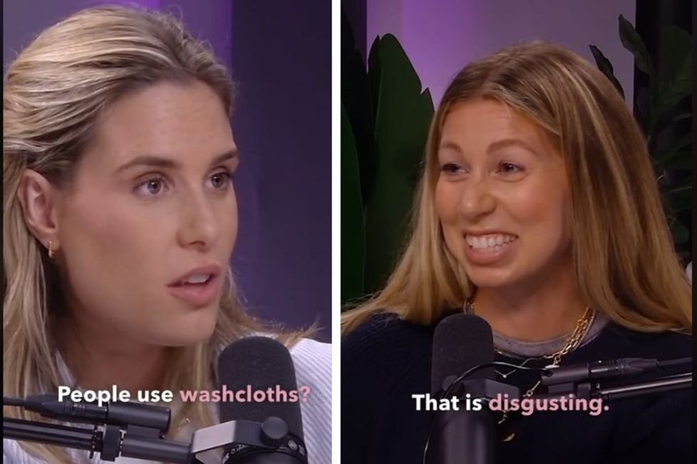 Debate over using washcloths in the shower goes viral but here's what the experts really say