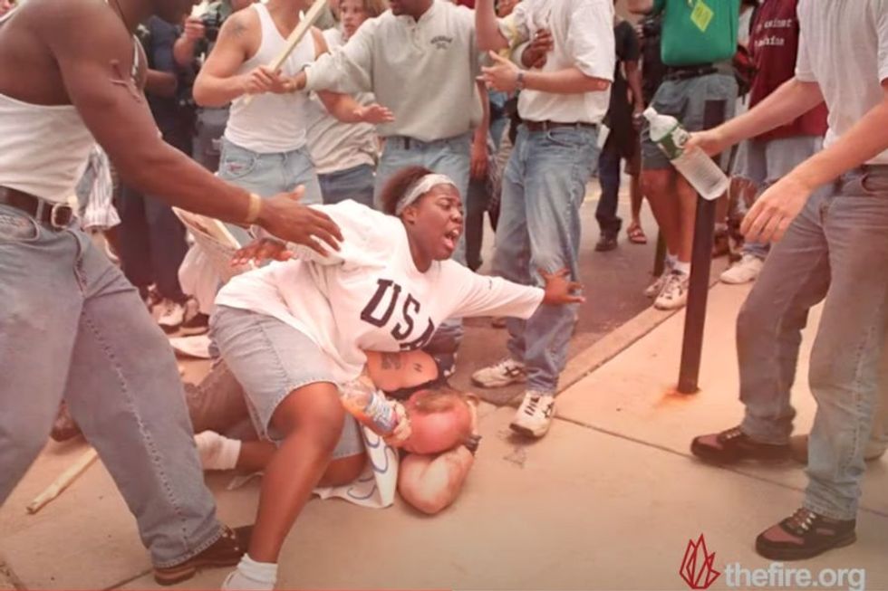 Iconic 1996 photo of Black woman  protecting a KKK member is even more powerful today