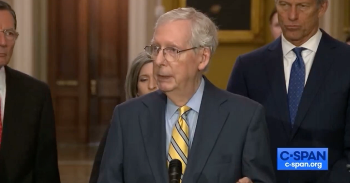 Screenshot of Mitch McConnell