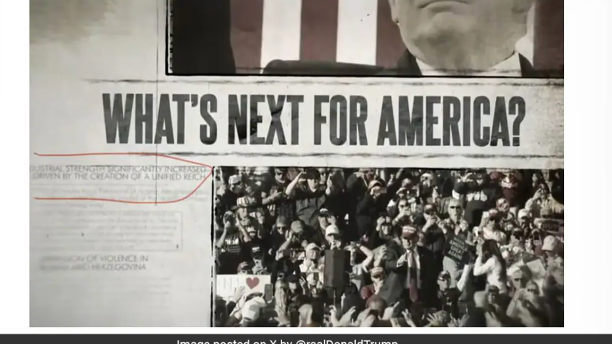 Trump's 'Unified Reich' Is Just His Latest Neo-Nazi Dog Whistle