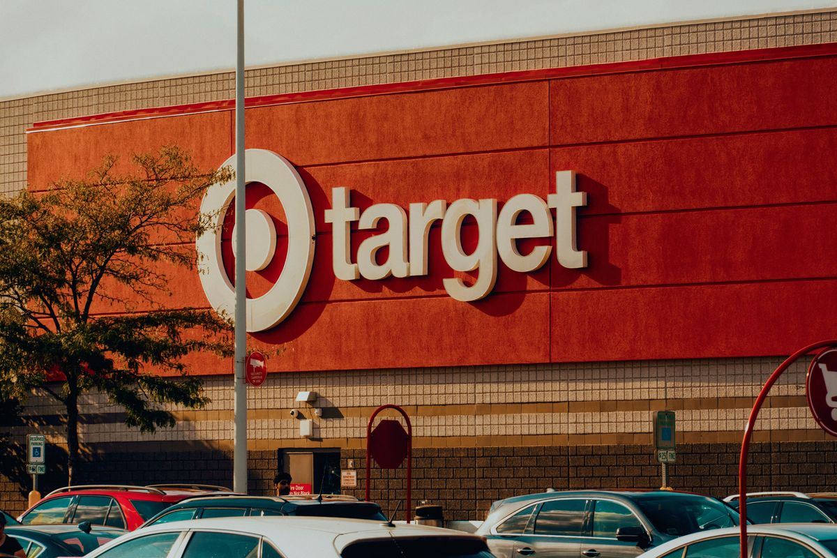 front of a target store