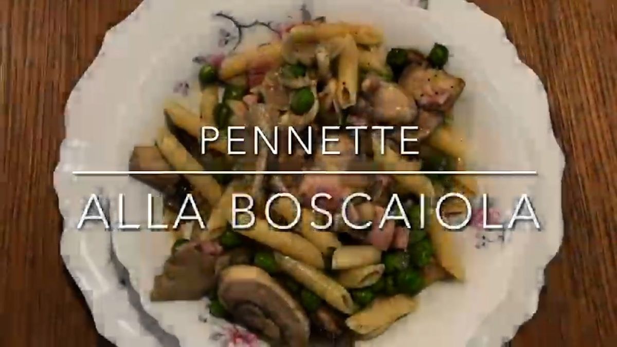 Cuciniamo insieme: pennette alla boscaiola