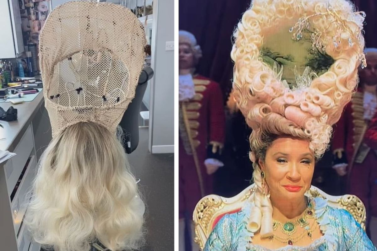 bridgerton, bridgerton wigs, queen charlotte wig, wig