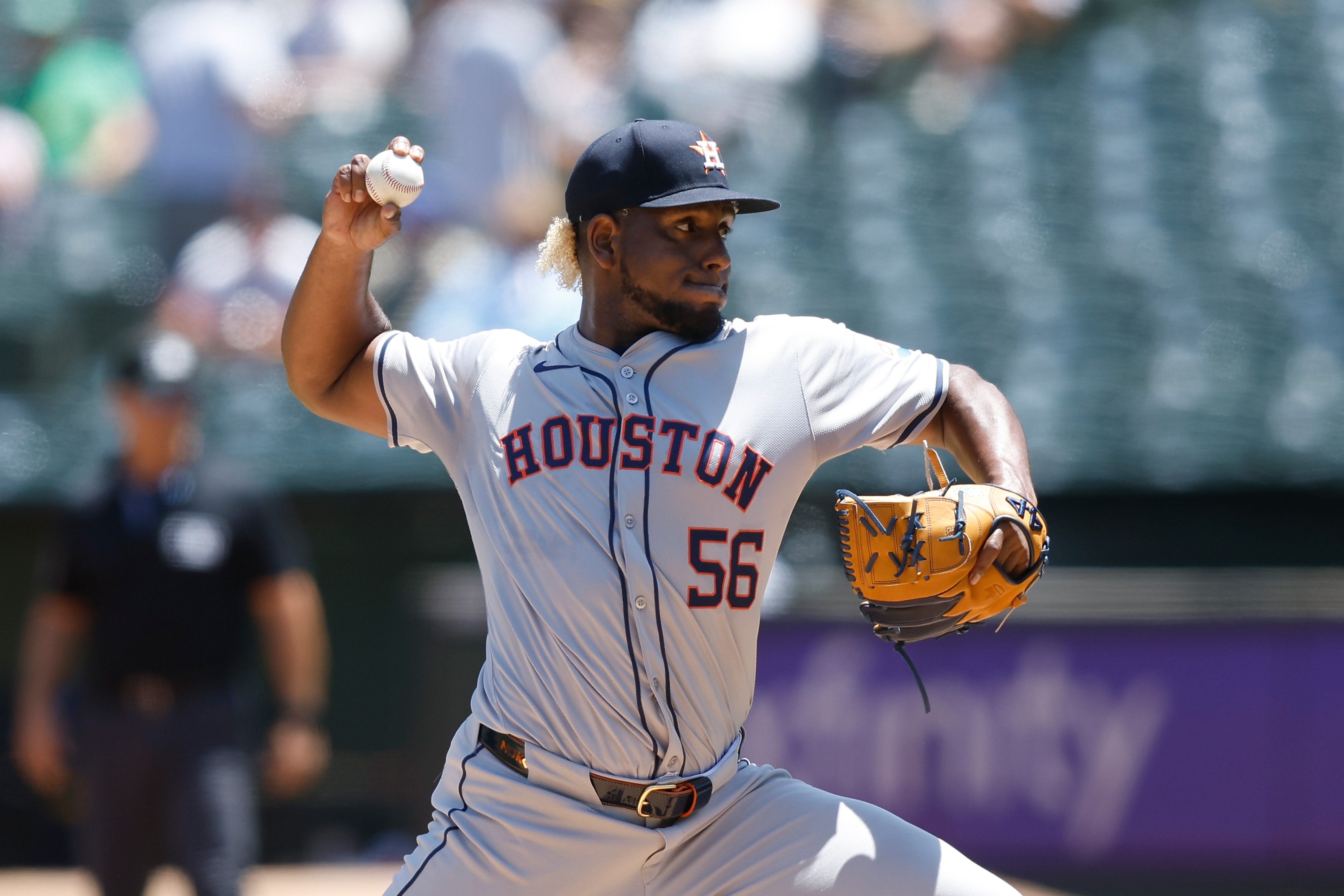 Houston pitchers combine for 3-hitter, Astros down Guardians 5-2