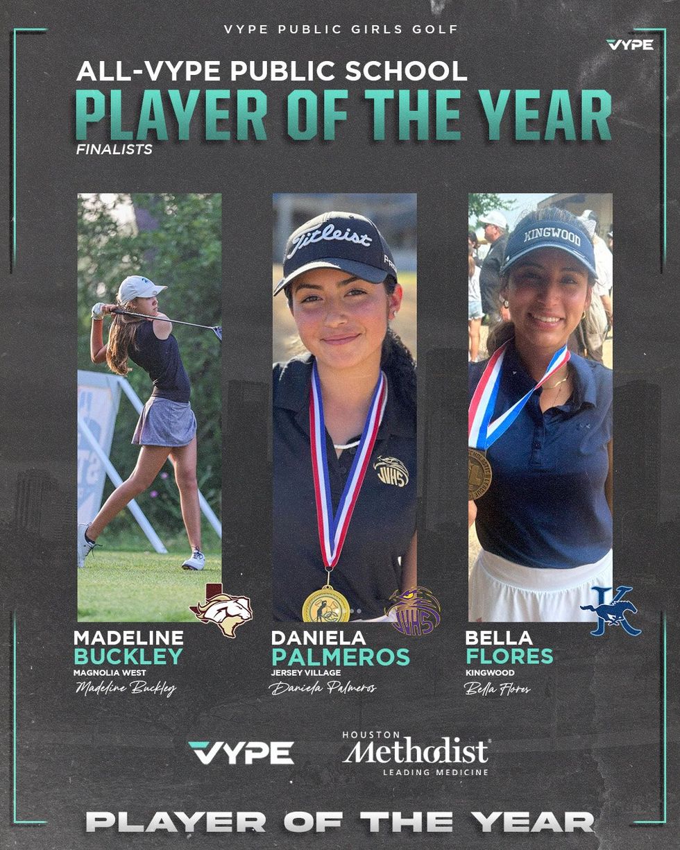 VYPE AWARDS Public School Boys & Girls Golf by Houston Methodist