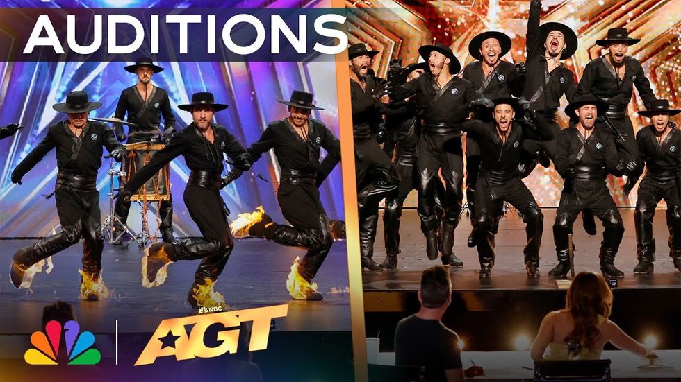 Argentinian dance group literally sets stage on fire with epic routine for 'AGT'