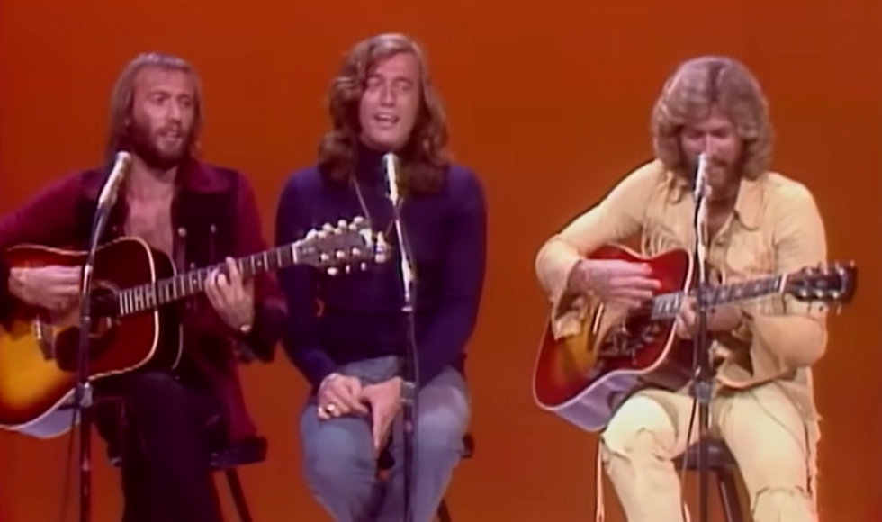 The Bee Gees 1973 'unplugged' medley of Beatles songs is blissful harmony