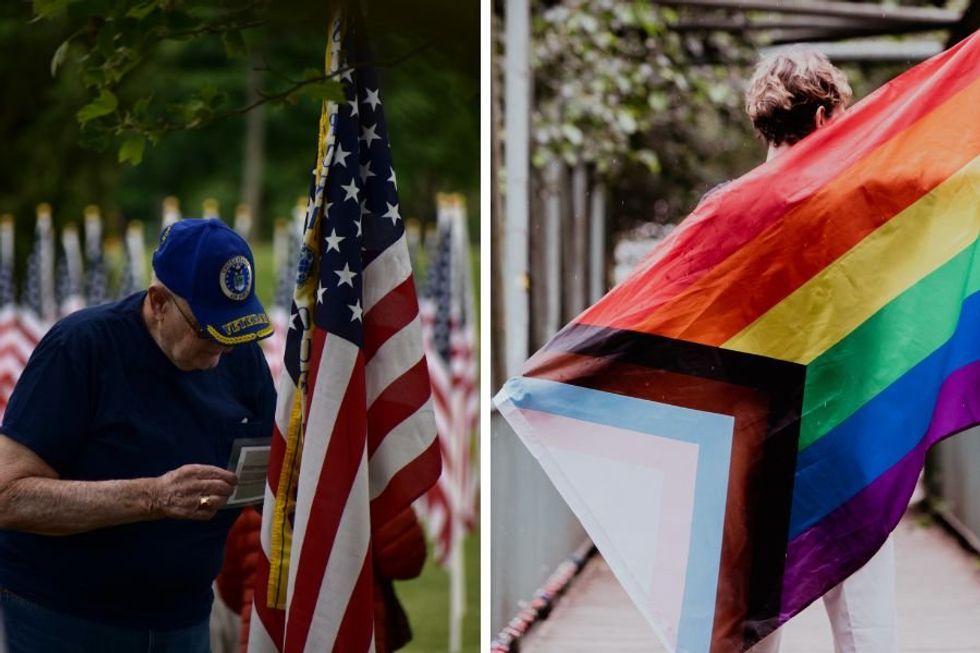 Elderly military veteran comes out as gay in his obituary revealing a 25 year relationship