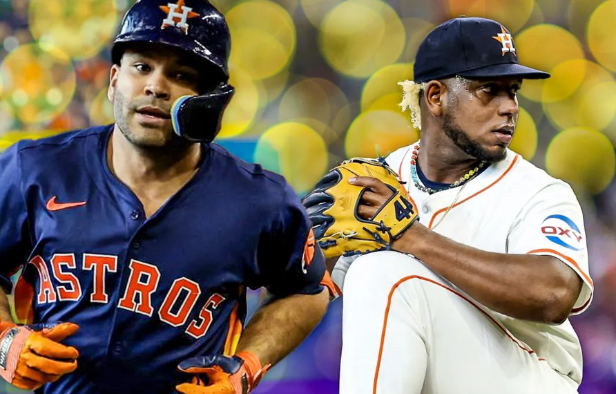 Astros Jose Altuve, Ronel Blanco