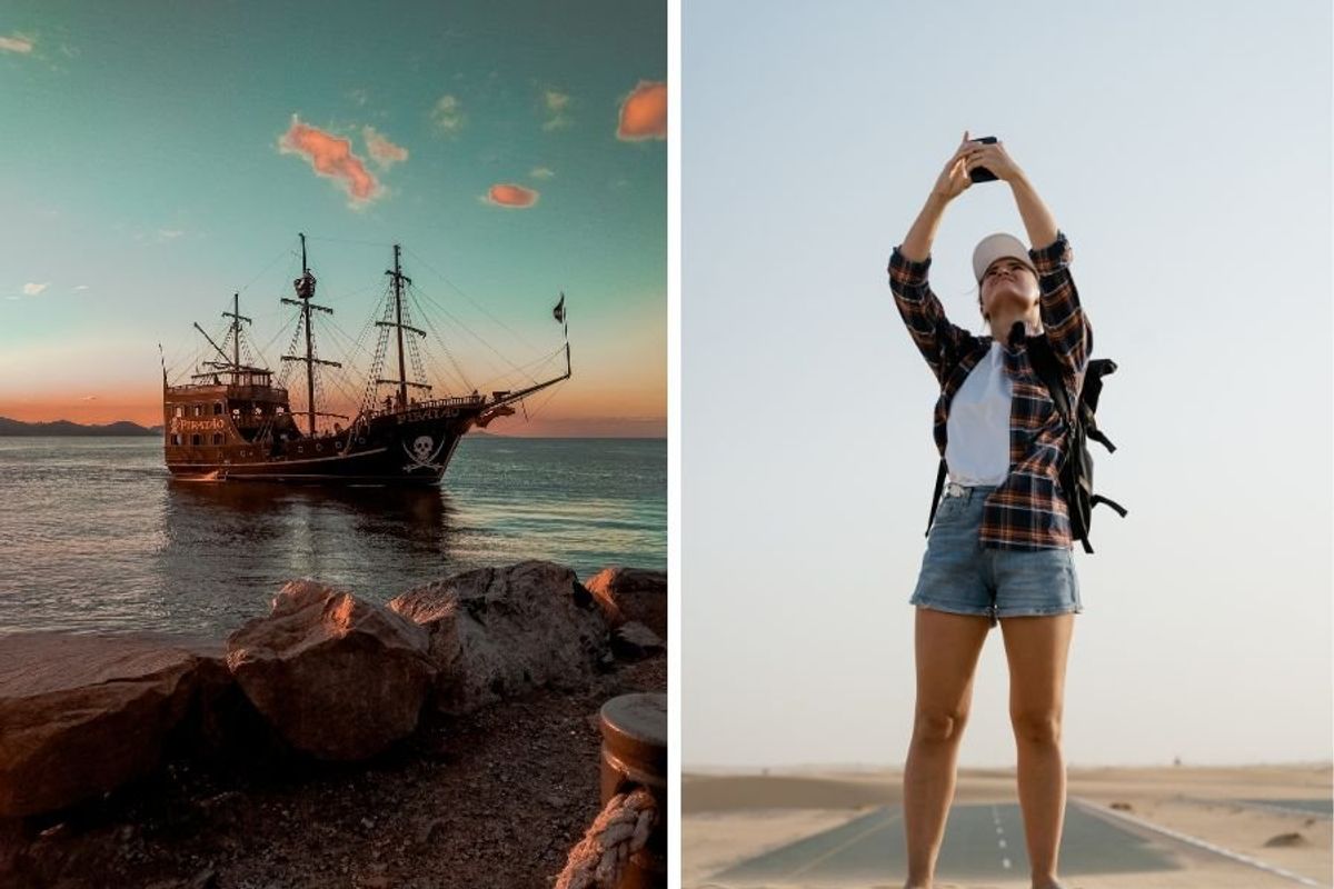 directionally challenged; compass; pirate directions; landmark directions; how to give directions