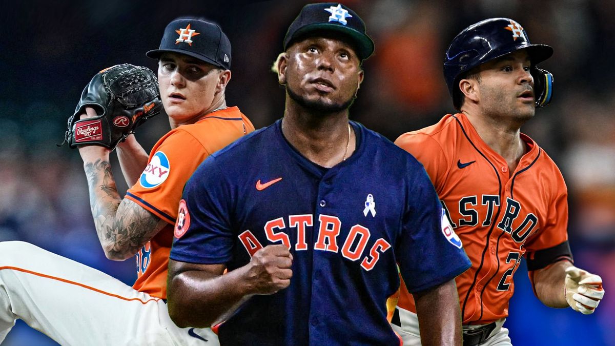 Astros Hunter Brown, Ronel Blanco, Jose Altuve