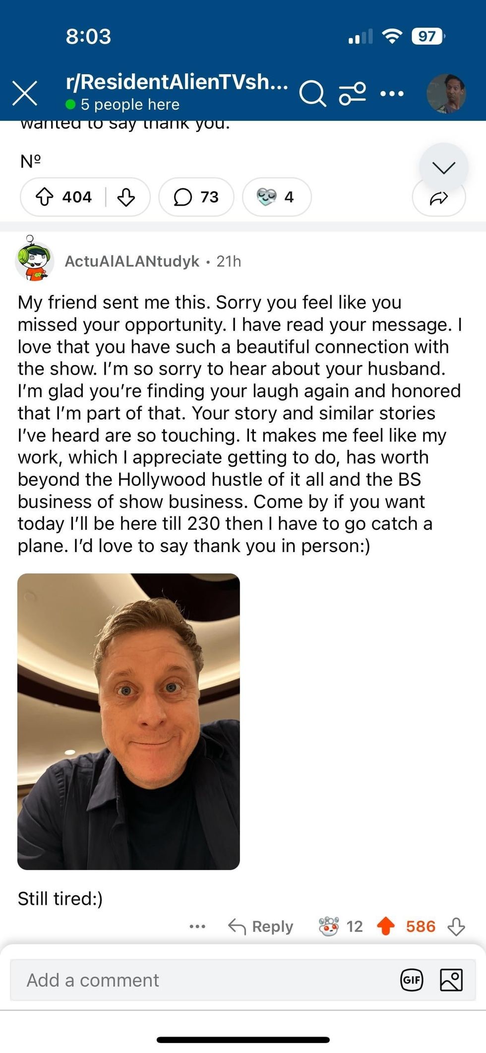resident alien, alan tudyk