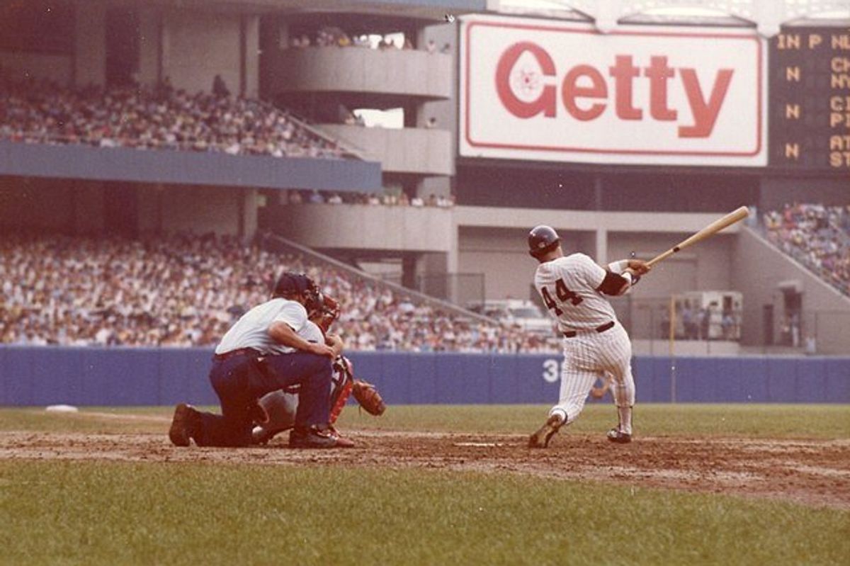 reggie jackson at bat