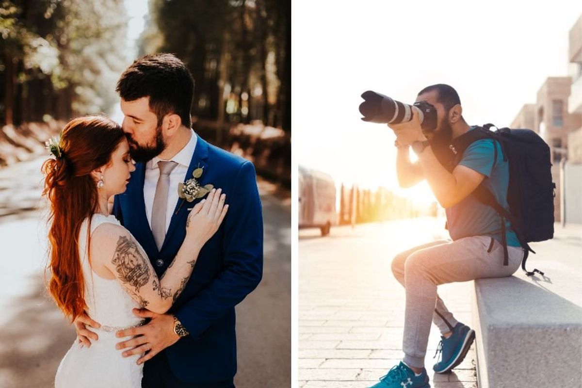 bride's hair; girl's girl; stranger stops photoshoot; stranger fixes bride's hair; women uplifting women