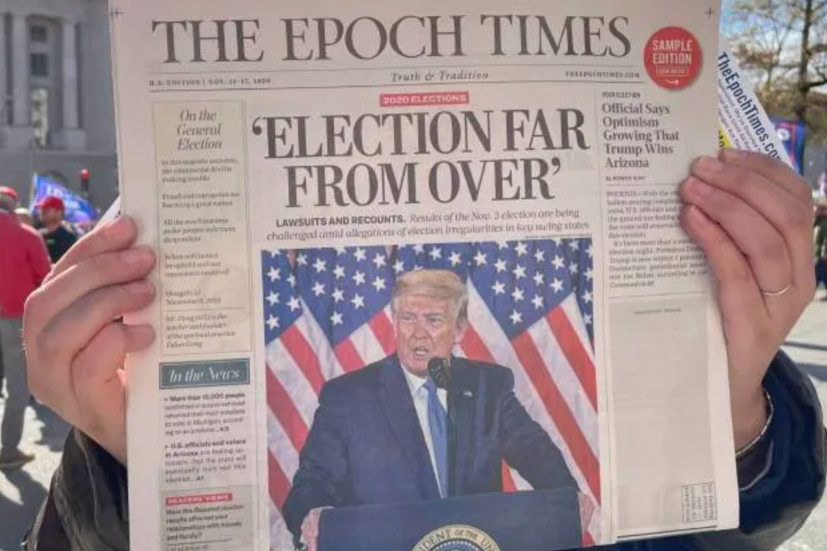 Indicted 'Epoch Times' Executive May Be Praying For Trump Pardon