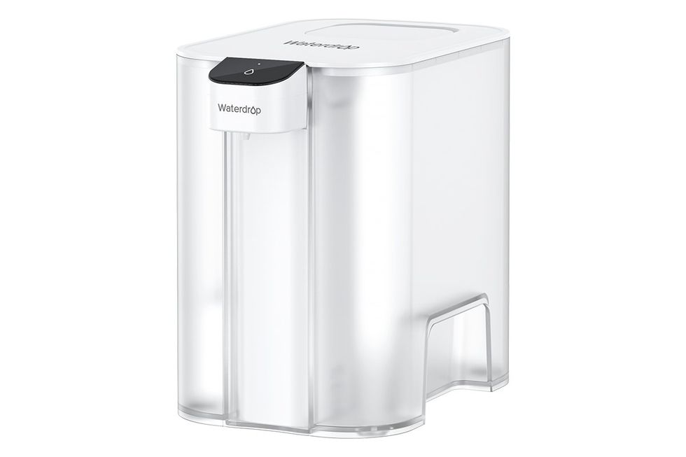 a product shot of Waterdrop Mega Electric Water Filter Pitcher