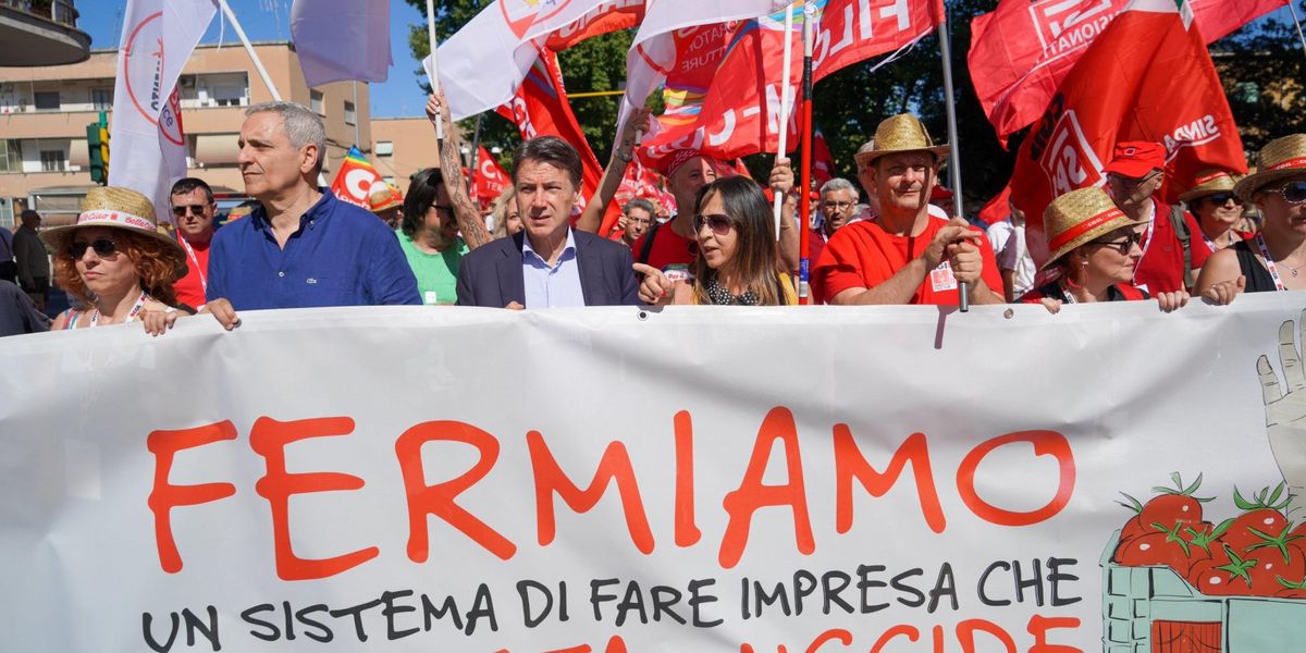 Conte scende in piazza con Landini per fare la grande ammucchiata