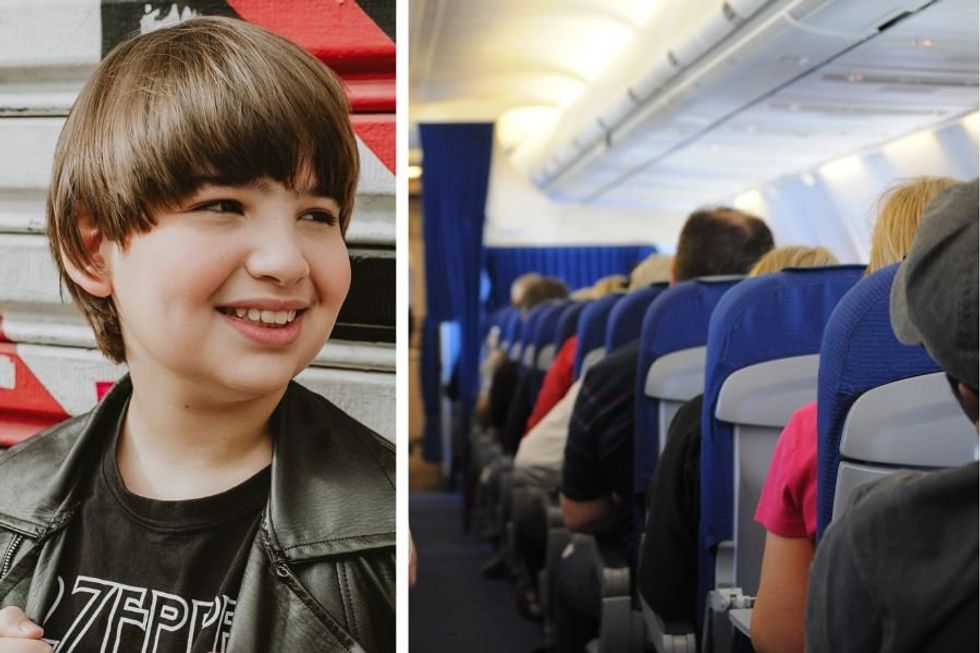 Passengers give 5-year-old kid mid-air ceremony after he missed his kindergarten graduation