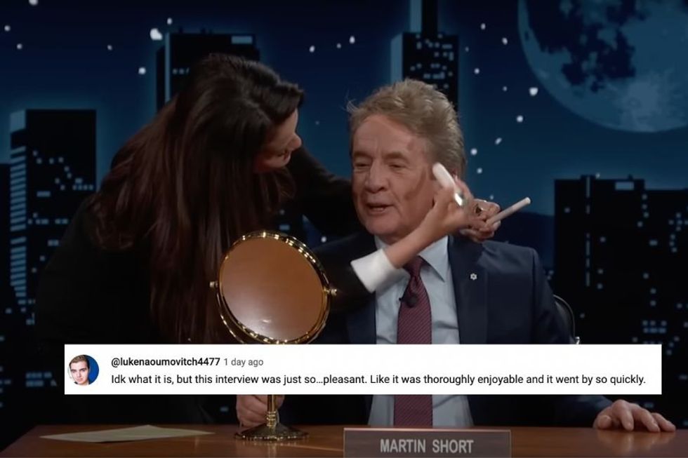 People are swooning over Martin Short and Selena Gomez's sweet 'Jimmy Kimmel' interview