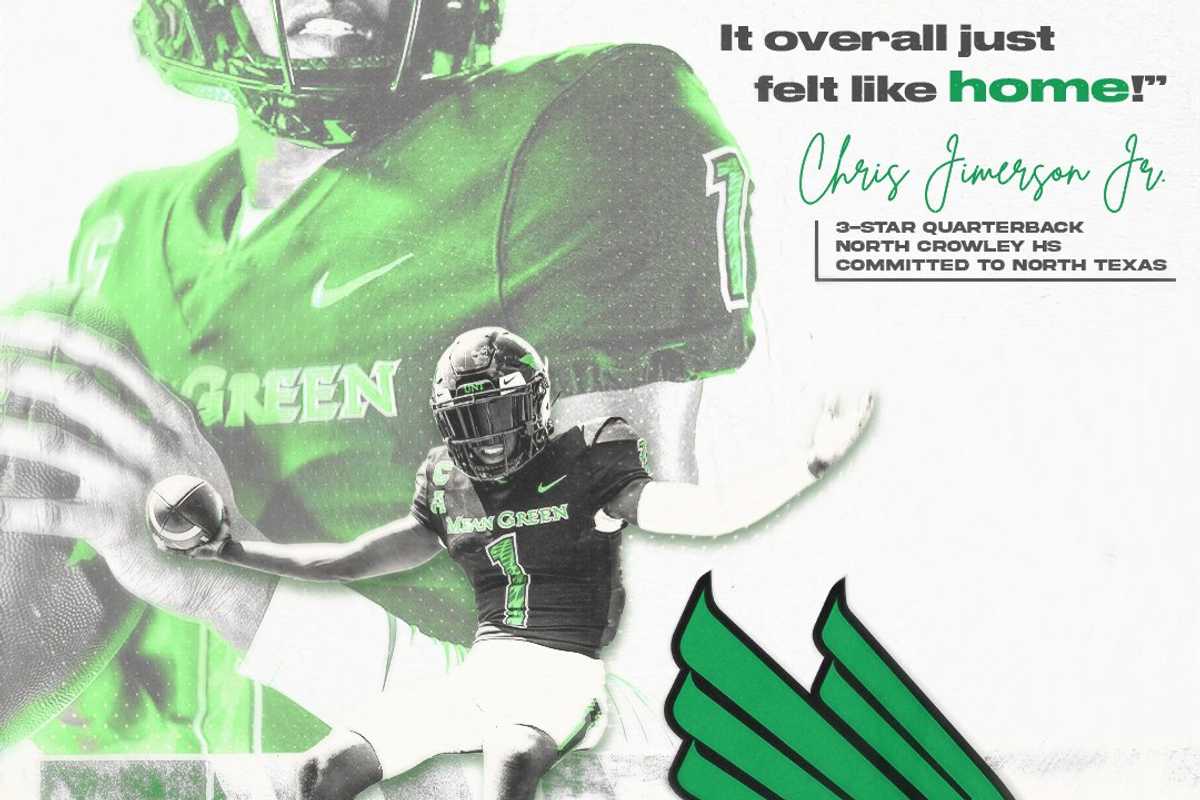COMMITTED: North Crowley QB Jimerson Jr. Sees Green