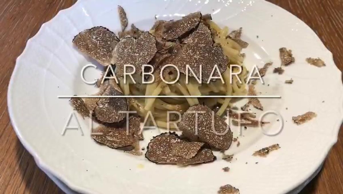 Cuciniamo insieme: la carbonara al tartufo