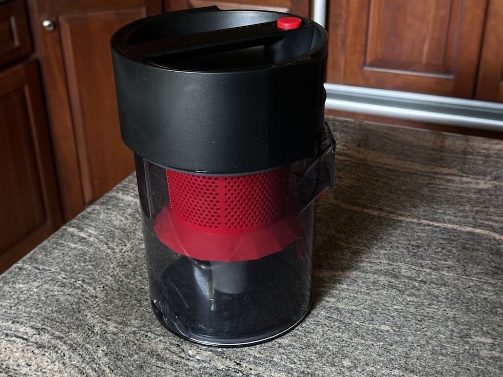 a photo of the dust bin and filter for the Yeedi C12 Pro Plus station.