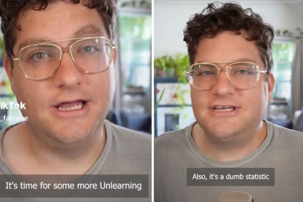 Comedian debunks the popular '50% of marriages end in divorce' myth in viral video