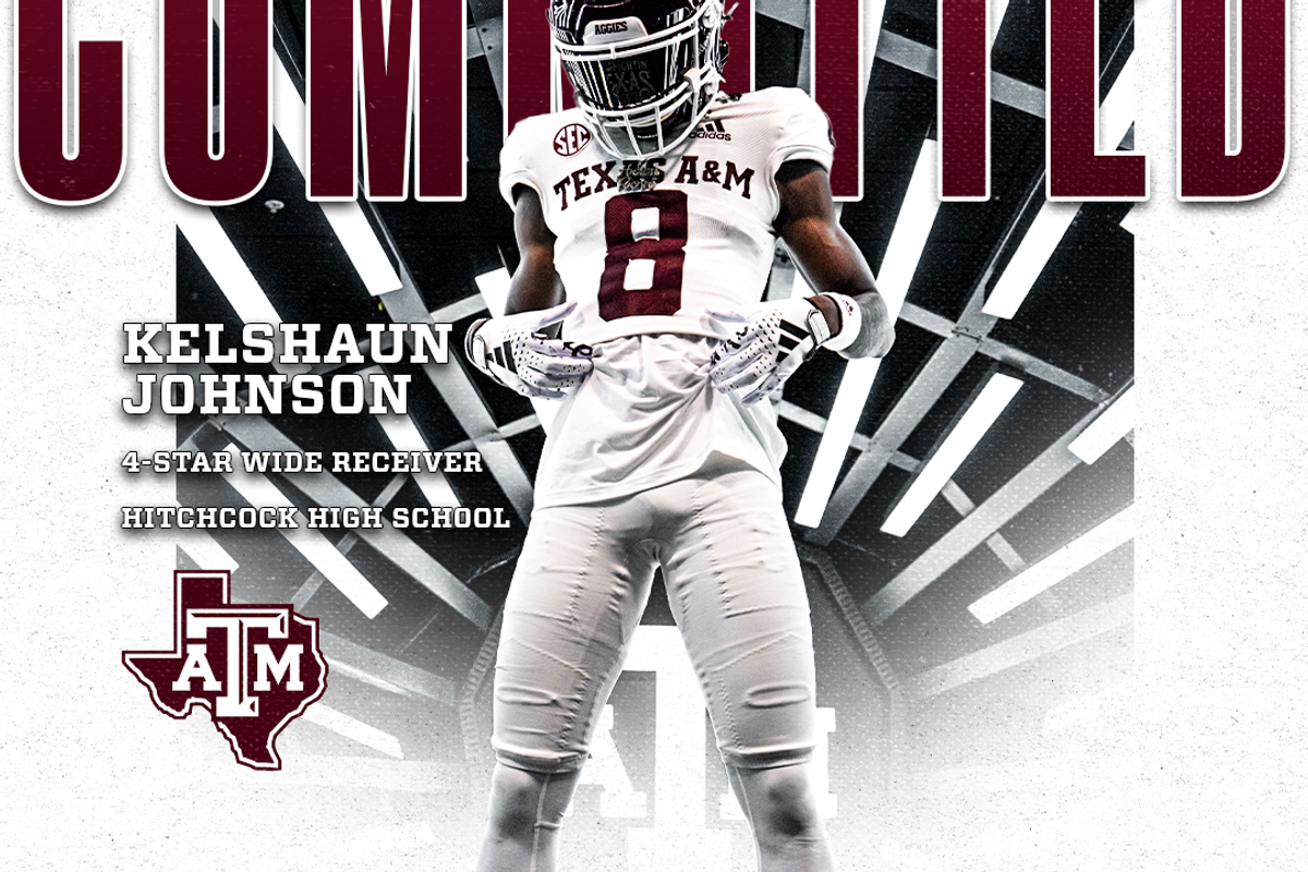 BREAKING: 2025 Hitchcock 4-Star WR Kelshaun Johnson Commits To Texas A&M