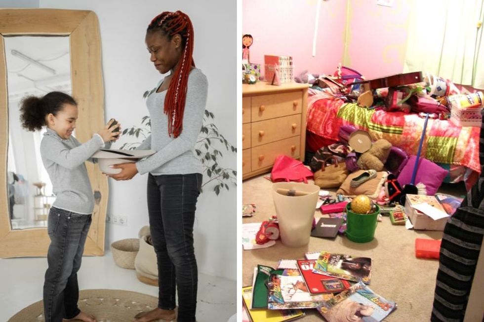 Exasperated mom demands to know how other parents get their kids to clean the room