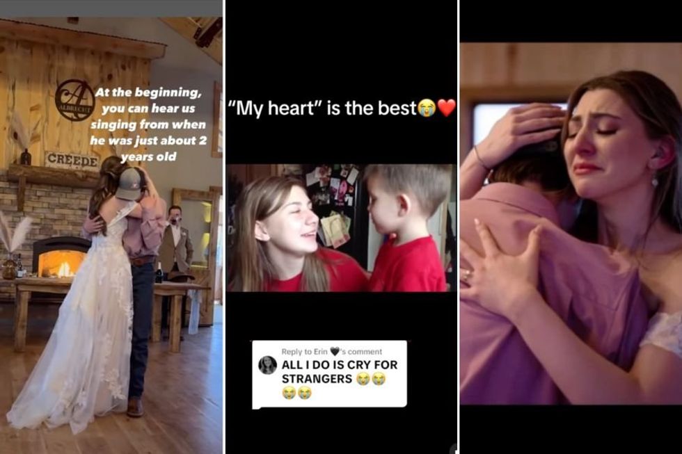 15-year-old surprises his sister with a wedding dance and there's not a dry eye anywhere