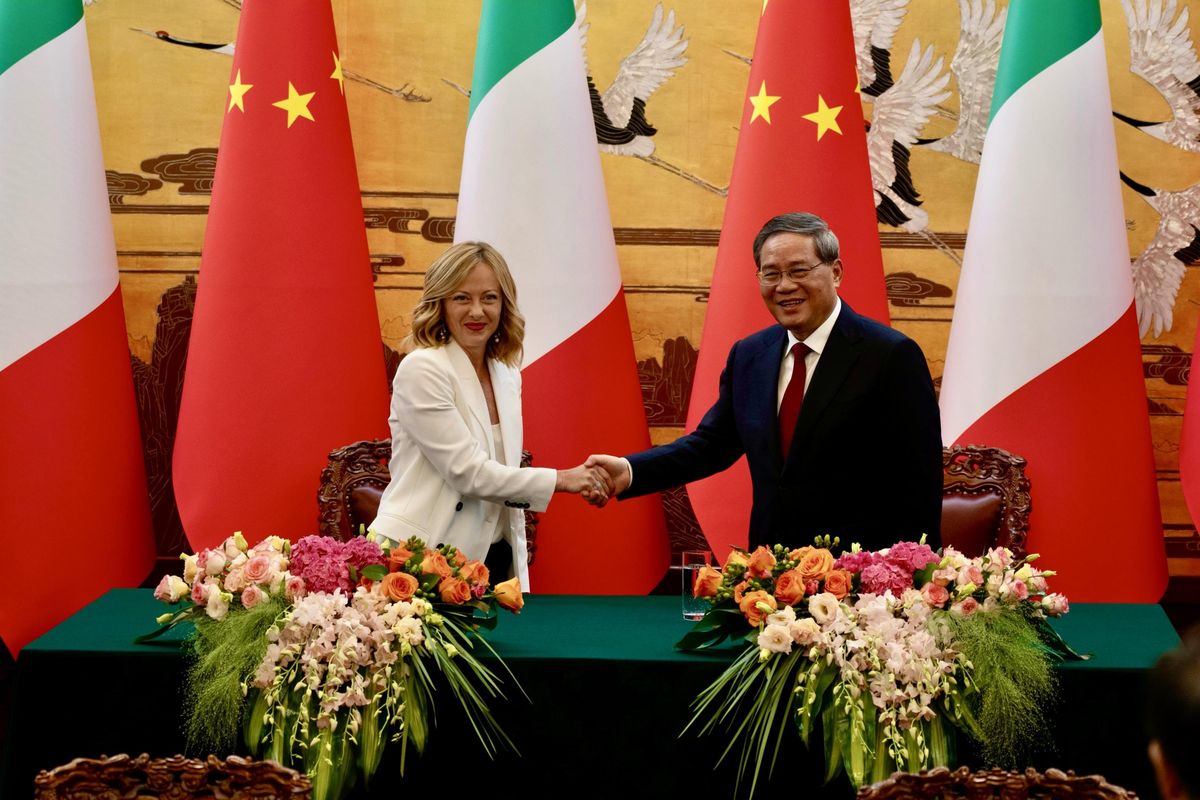 Meloni rilancia la cooperazione con la Cina