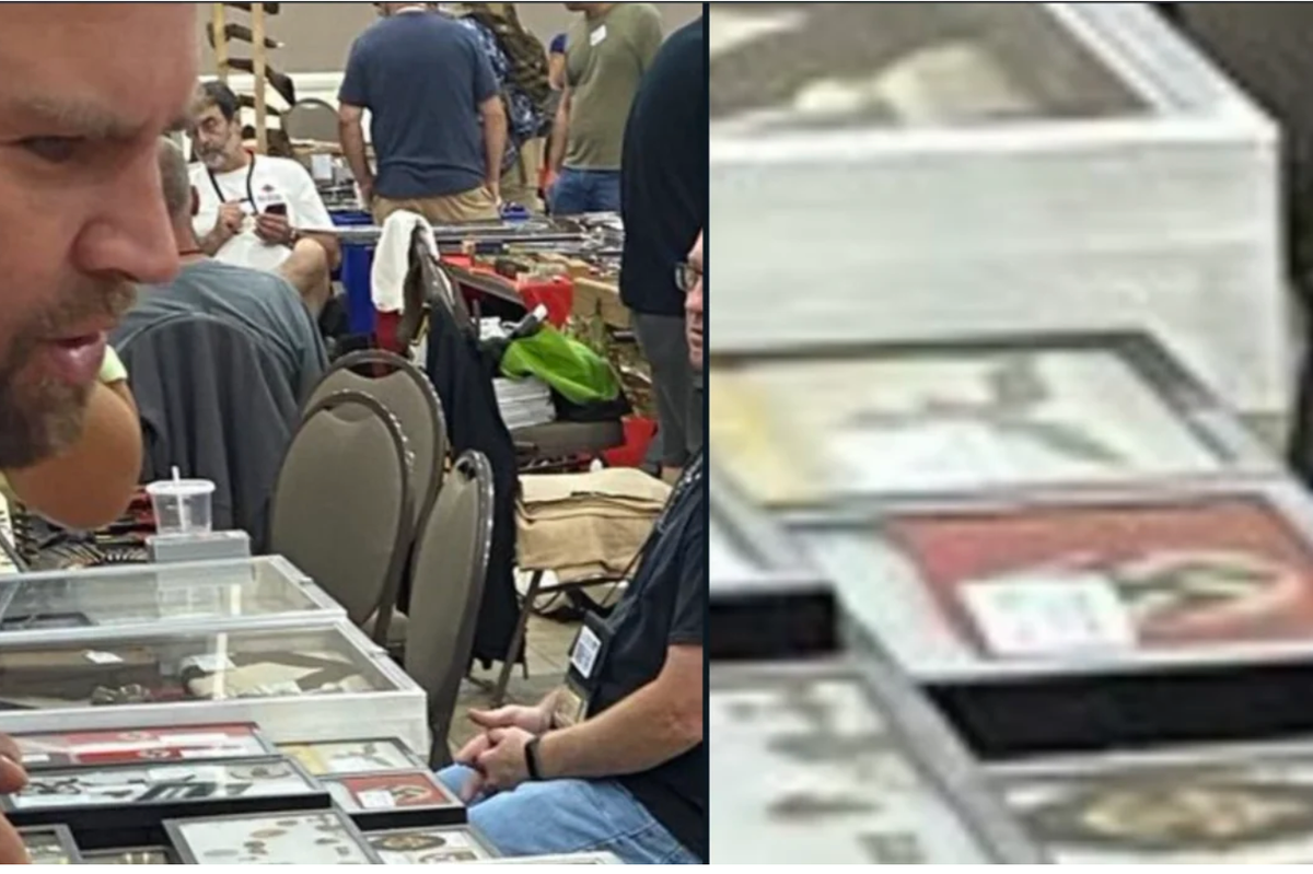 Vance Blasted Over Photo Of Him Next To Swastika At Gun Show