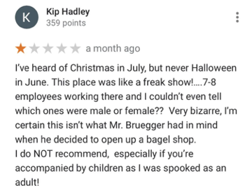 vinnie's italian, homophobic review, north carolina