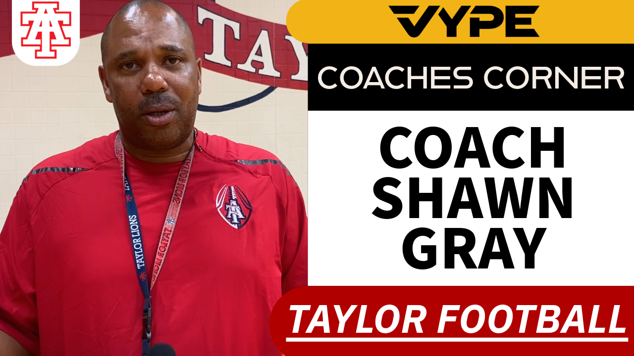 VYPE Coaches Corner: Alief Taylor Fooftball Coach Shawn Gray