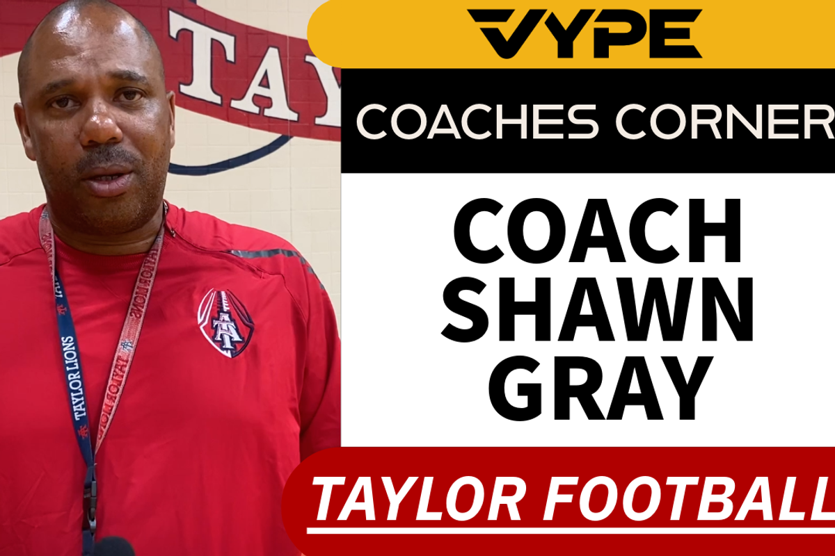 VYPE Coaches Corner: Alief Taylor Fooftball Coach Shawn Gray