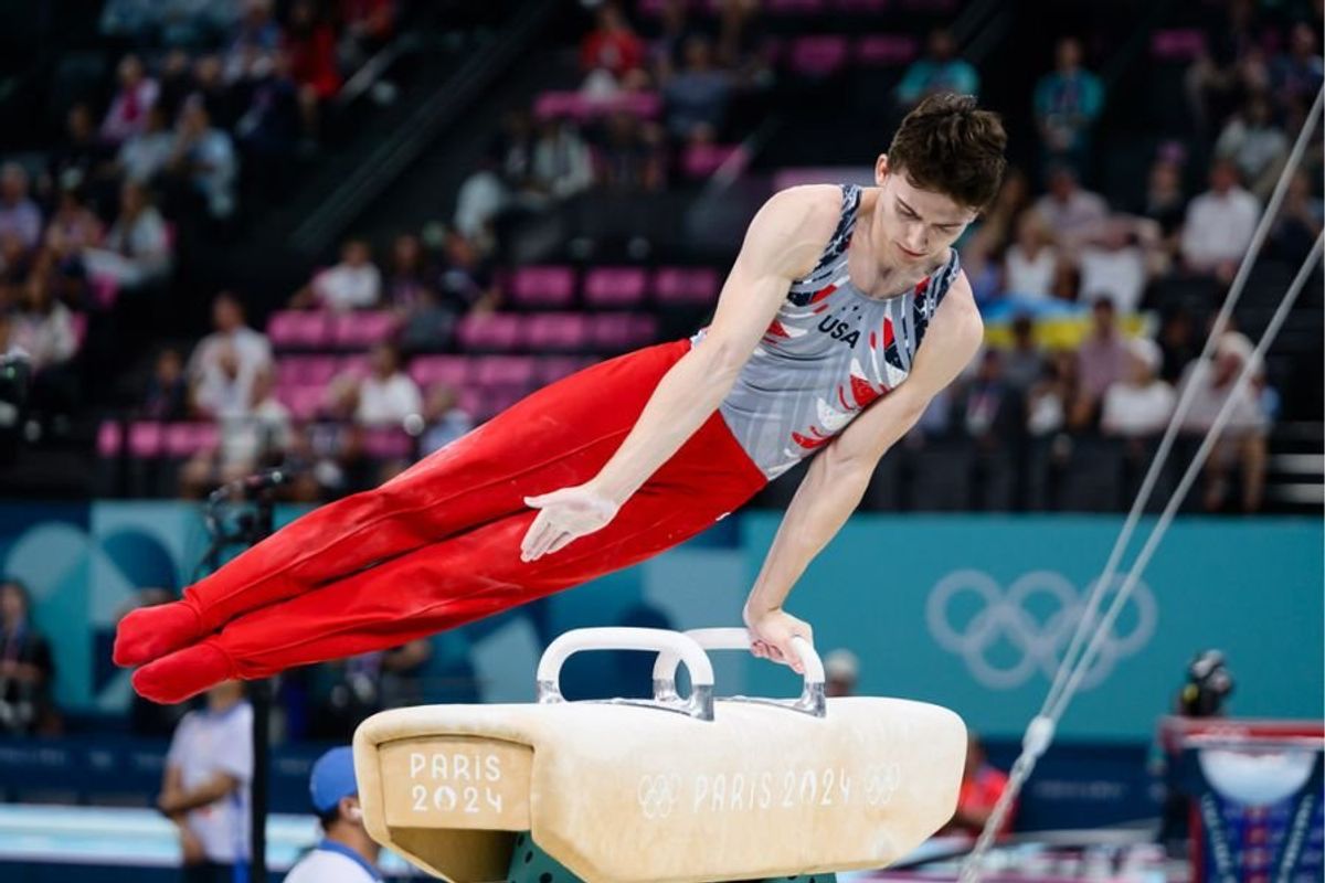 stephen nedoroscik on the pommel horse