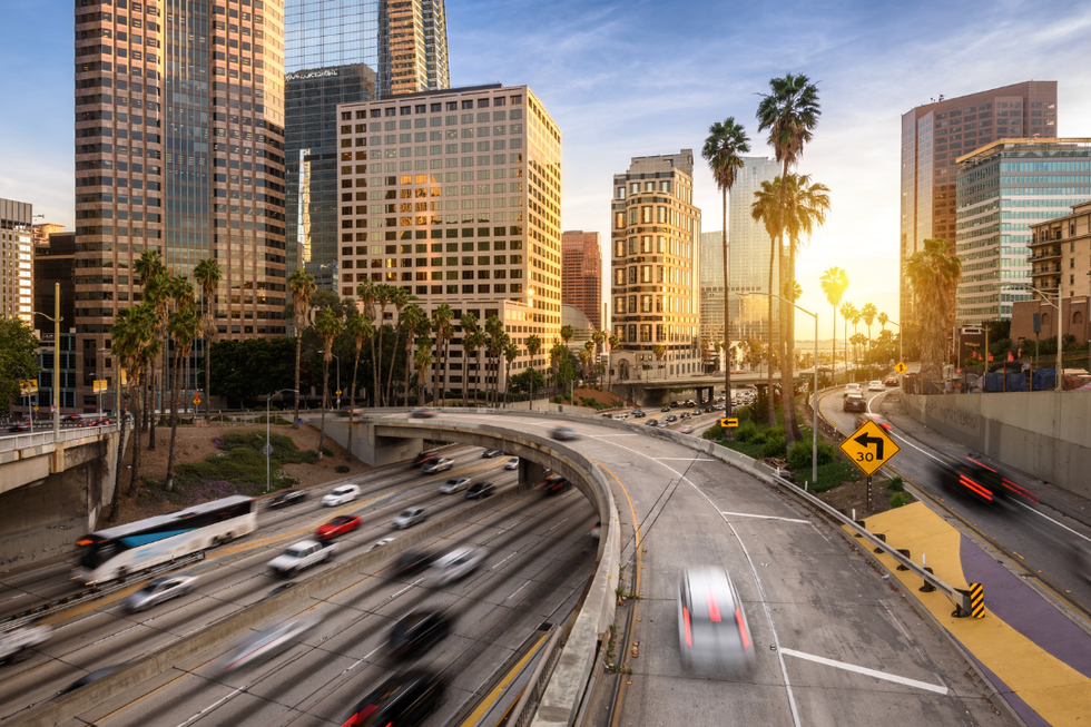 Street artist saved lives and cut traffic after vandalizing notorious Los Angeles highway sign