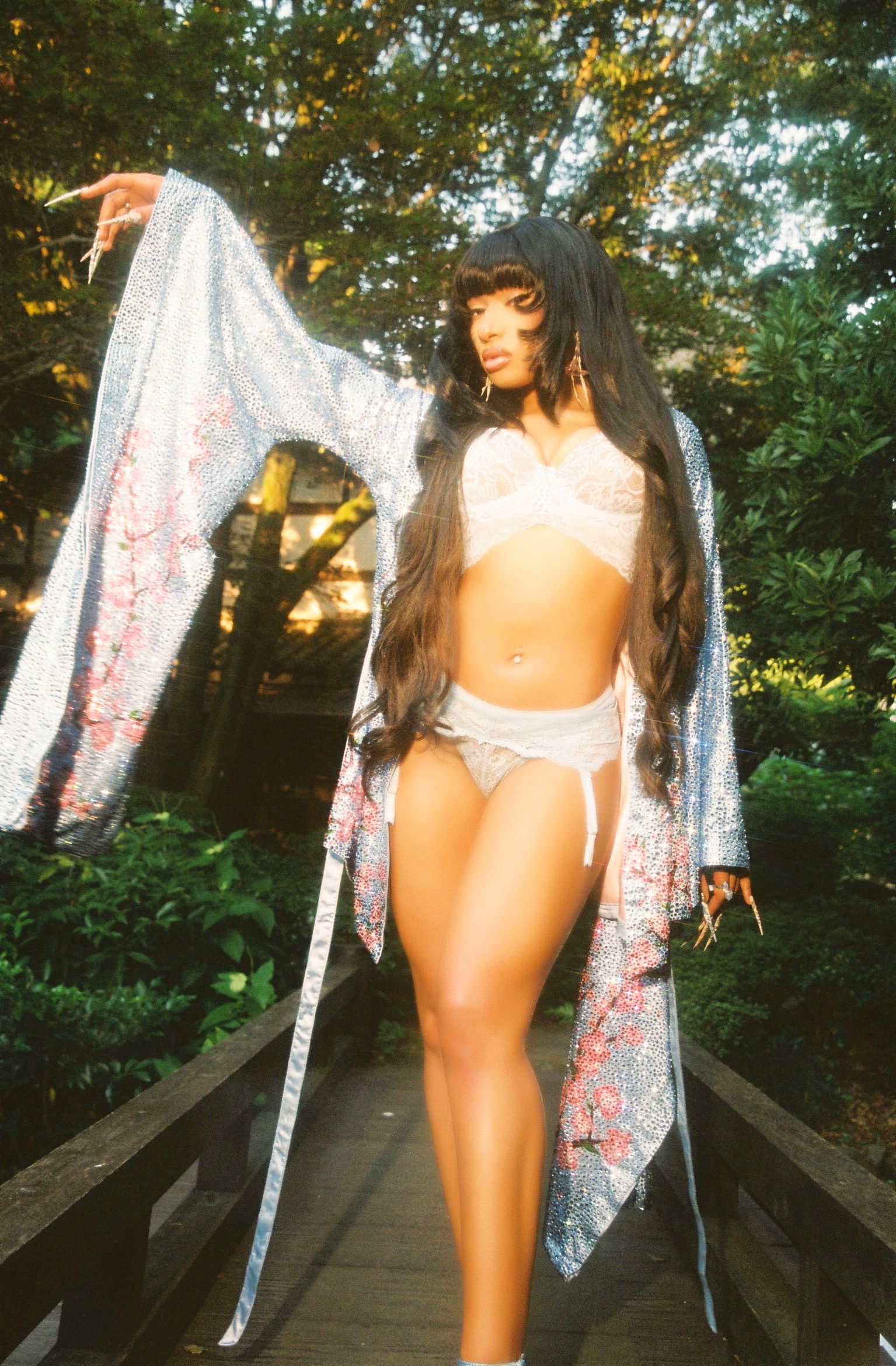 BTS of Megan Thee Stallion's "Mamushi" Video - PAPER Magazine