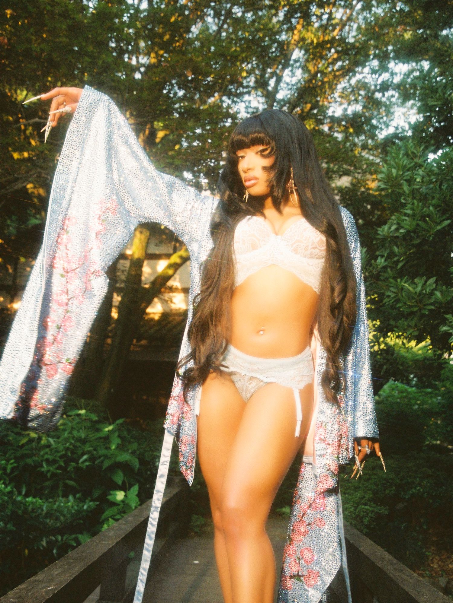 BTS of Megan Thee Stallion's "Mamushi" Video - PAPER Magazine