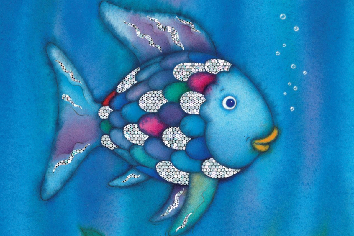 rainbow fish, kids books, teacher of tiktok