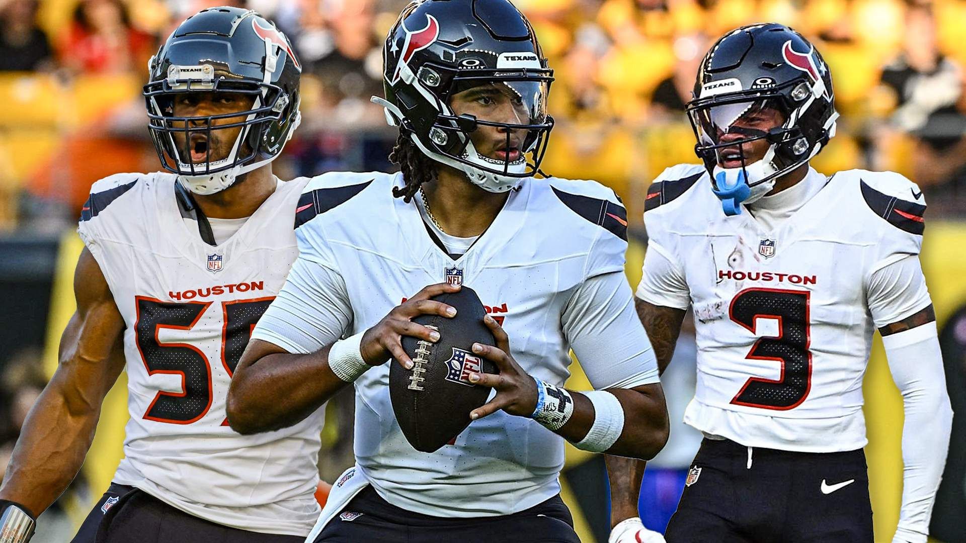 Texans Danielle Hunter, CJ Stroud, Tank Dell