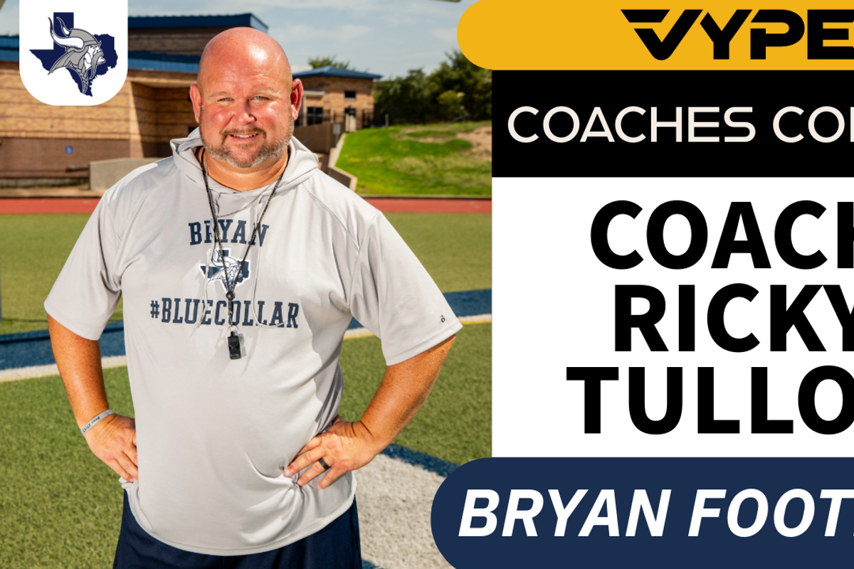 VYPE Coaches Corner: Bryan HS Football Coach Ricky Tullos