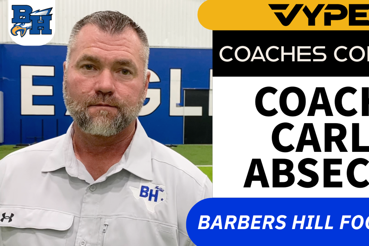 VYPE Coaches Corner: Barbers Hill Football Coach Carl Abseck