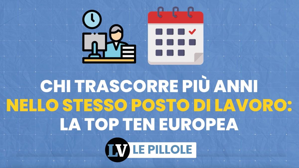Chi trascorre più anni nello stesso posto di lavoro: la top ten europea