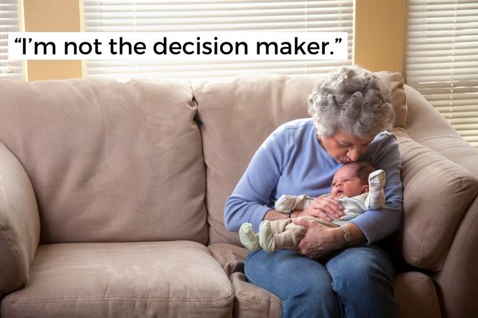 Millennials love this grandma's take on disagreeing with her daughter's parenting decisions