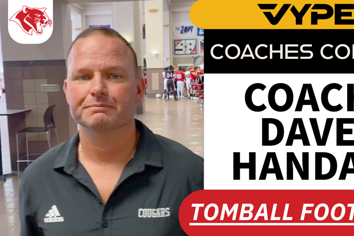VYPE Coaches Corner: Tomball Football Coach Dave Handal