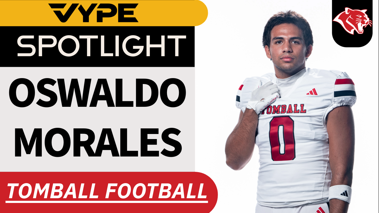 VYPE Spotlight: Oswaldo Morales of Tomball HS Football