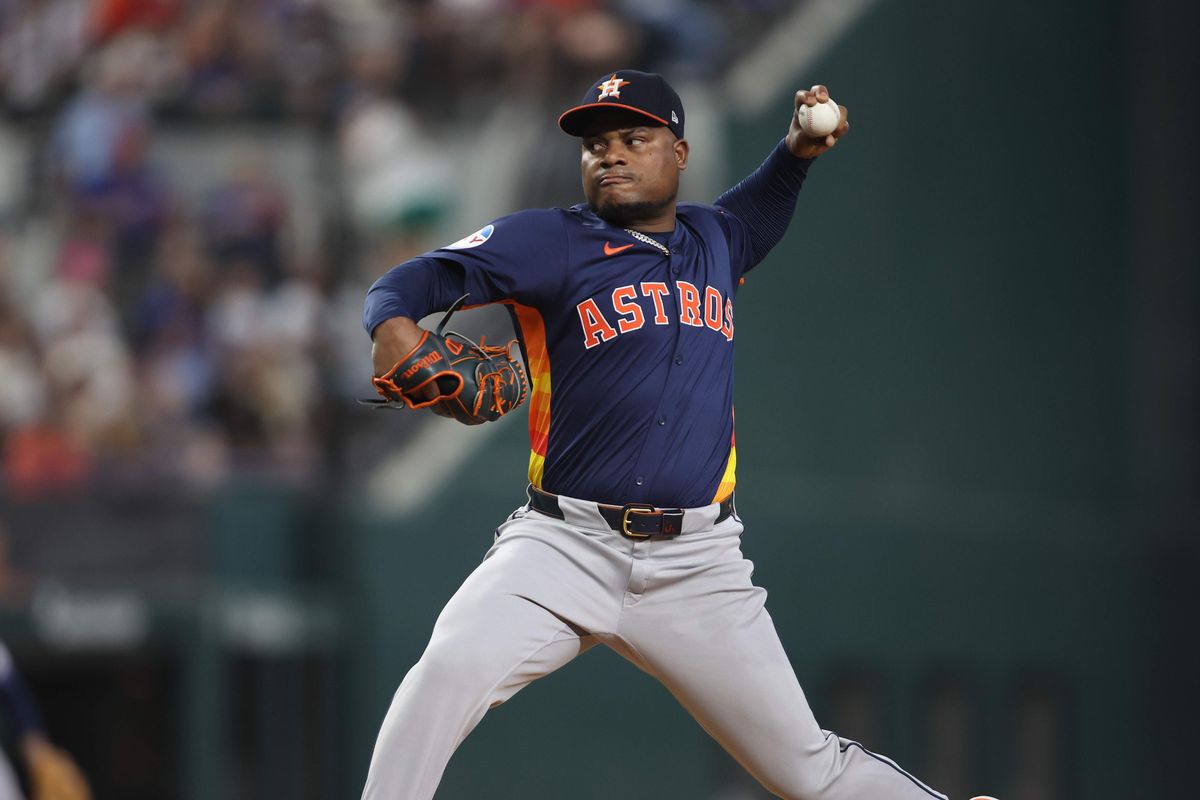 Framber loses no-hitter with 2 outs in 9th as Astros beat Rangers 4-2